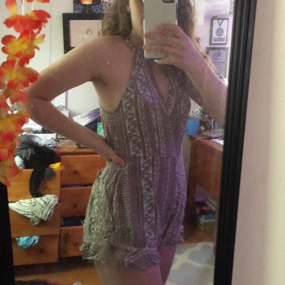 American Eagle Patterned Romper - image 4